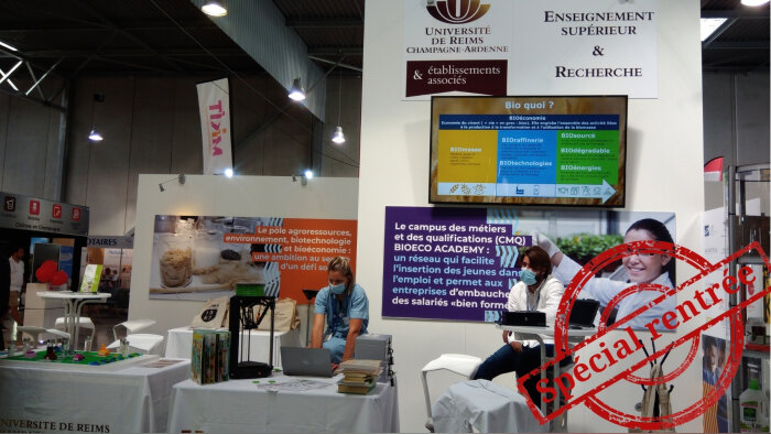 L’Université de Reims Champagne-Ardenne participe à la foire de Châlons depuis 2014. - © Isabelle Cormaty