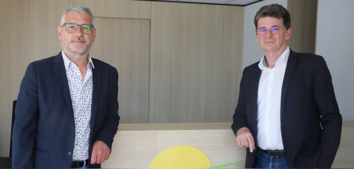 Thomas Couëpel et Rémi Cristoforetti, respectivement président et directeur général de Le Gouessant. - © D.R.