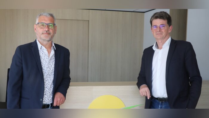 Thomas Couëpel et Rémi Cristoforetti, respectivement président et directeur général de Le Gouessant. - © D.R.
