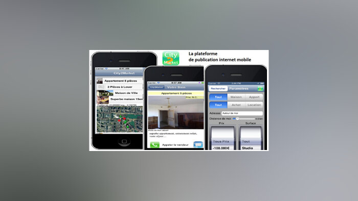 City2Market : une nouvelle application pour géolocaliser les biens