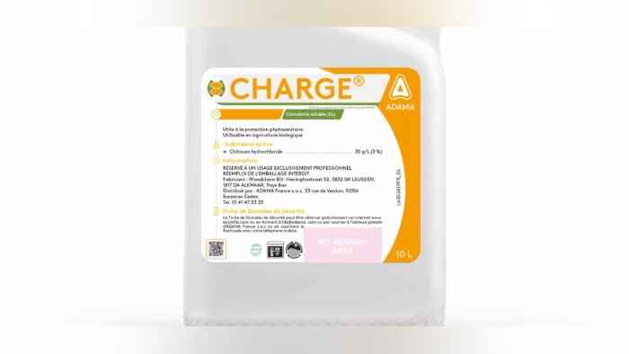 Charge, solution de biocontrôle Adama, maintenant homologué sur vigne