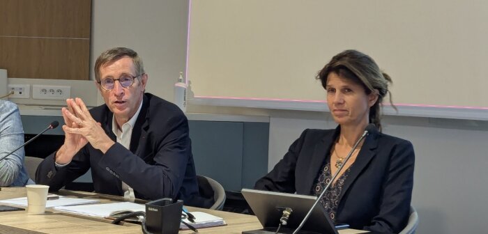 Dominique Chargé, président le LCA, et Florence Pradier, directrice de LCA, le 4 setembre 2024 - © D.R.