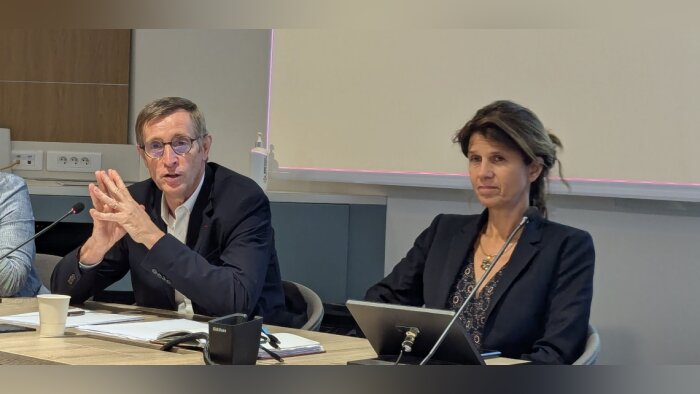 Dominique Chargé, président le LCA, et Florence Pradier, directrice de LCA, le 4 setembre 2024 - © D.R.