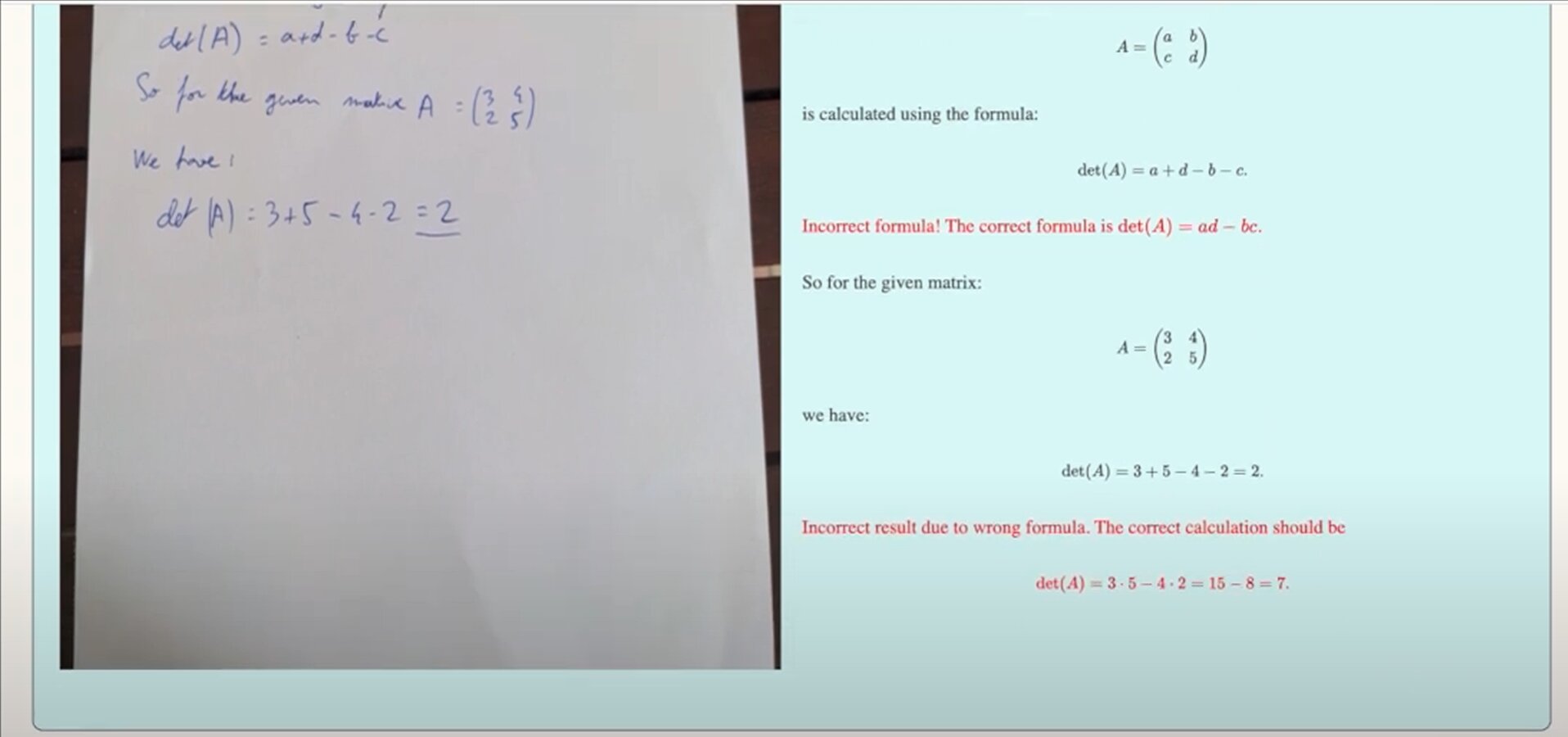 PyxiScience détecte ce qui est erroné et donne la solution. - © PyxiScience