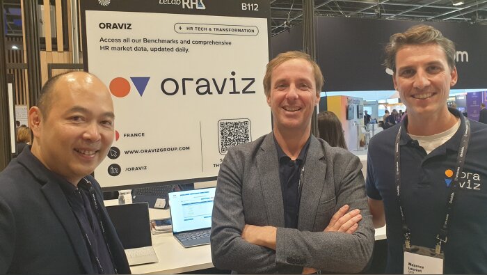 Cofondateurs d’Oraviz : John-Guy Park, Nicolas Vassal, Maxence Laurent (Unleash Paris, 17/10/2023) - © D.R.