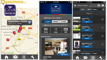 25 000 téléchargements pour la nouvelle application de Citya Immobilier - © D.R.