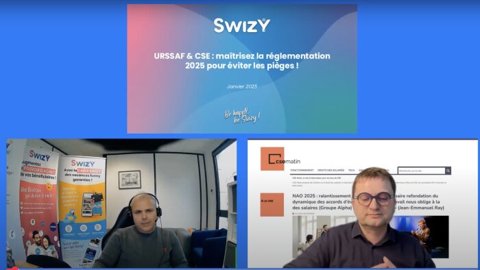 URSSAF et CSE : maitrisez la règlementation 2025 (le replay) - © CSE Matin
