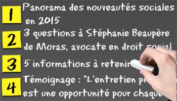 Droit social : les nouveautés - © D.R.