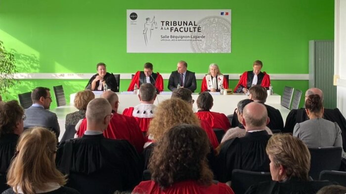 L’Université Caen Normandie a inauguré son tribunal pédagogique le 8 mars 2024. - © Université Caen Normandie