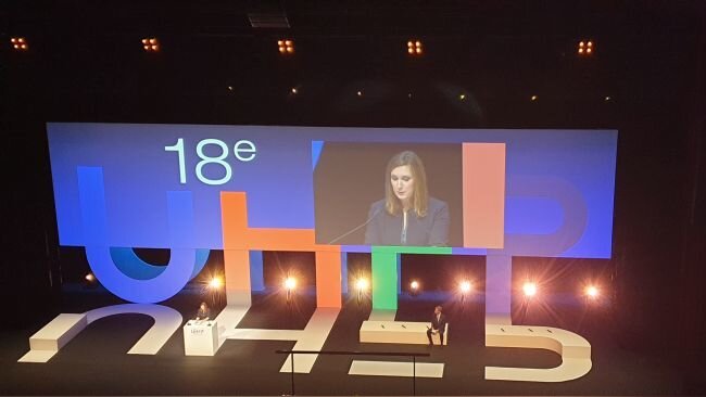 UHFP 2023 : intervention de la ministre déléguée Carole Grandjean (Enseignement et Formation) - © D.R.