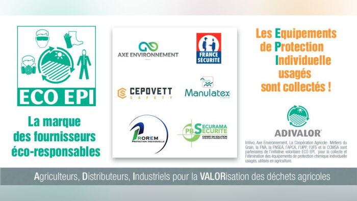 Initiative ECO EPI : 6 fournisseurs spécialisés adhèrent