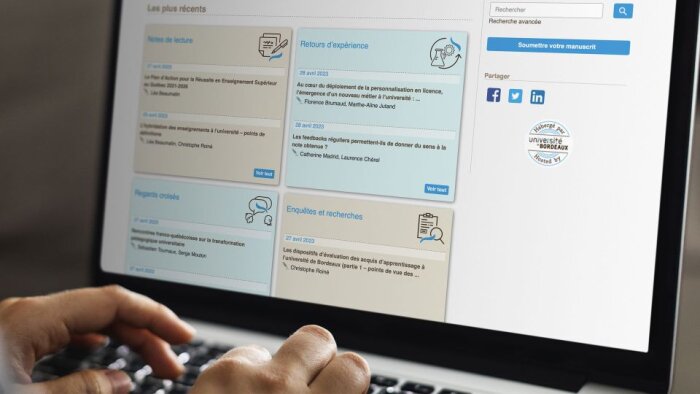 Les articles sont destinés à tous les acteurs de l’ESR, personnels et dirigeants compris. - © Université de Bordeaux